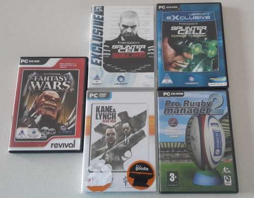 Bulk 5 x PC games