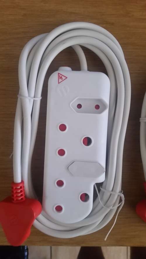 Ellies 3m Surge Protected Extension Cord With Side By Side Coupler