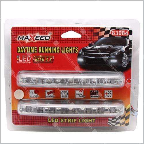 maXeed Daytime Running Lights 8LED X 2 LED Light strip