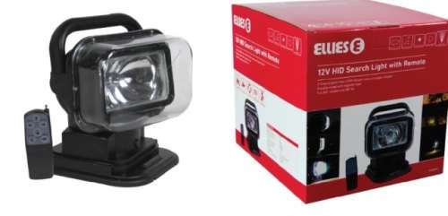 12V HID Search Light with Remote 55w Ellies
