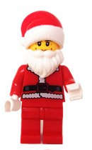 Building Blocks MiniFigure 23 Santa (Yellow Hands)