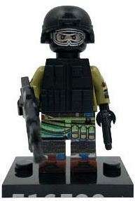 Building Blocks MiniFigure no.12 -  Battlefield - Assualt -