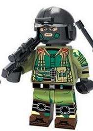 Building Blocks MiniFigure no.13 -  Battlefield - Support -
