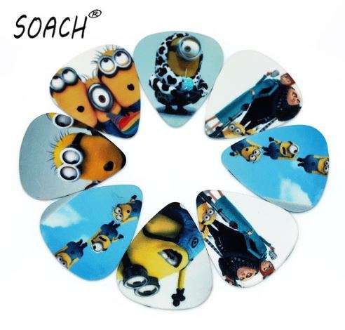 Guitar Picks10pcs 0.71mm Two Sided - Minions-Despicable Me