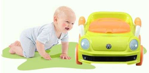Orange & Green baby potty training  cute VW