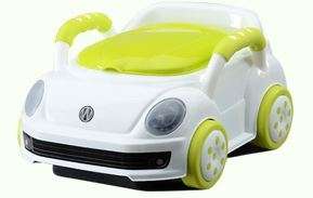 White & Green baby potty training  cute VW