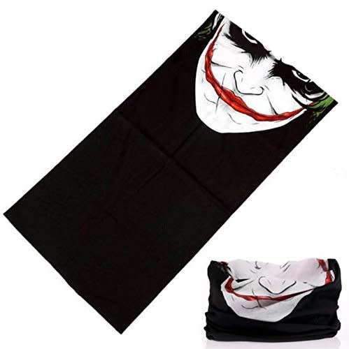 Bandana - Face Mask/Shield - Multipurpose seamless Sport tube scarf JOKER