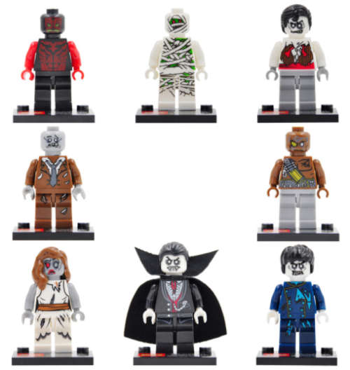 Building Blocks - Lego compatible - MiniFigure 8pcs Zombie World -- The Walking Dead