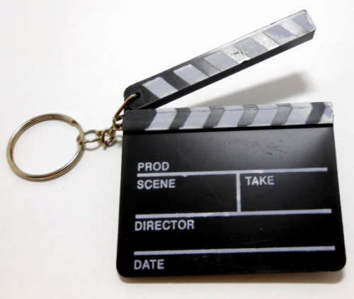 CLAPPER BOARD KEYRING