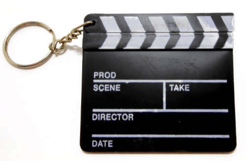CLAPPER BOARD KEYRING