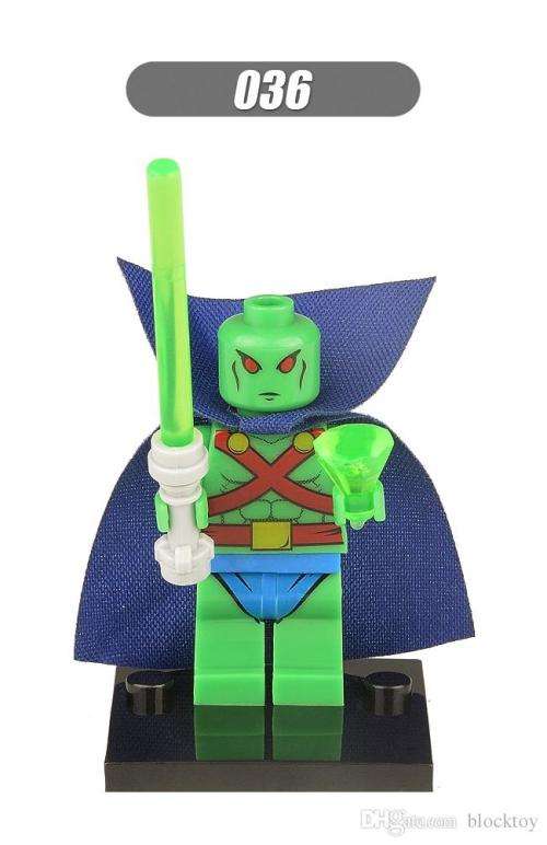 Building Blocks - Lego compatible - MiniFigure- N26 -Martian Manhunter