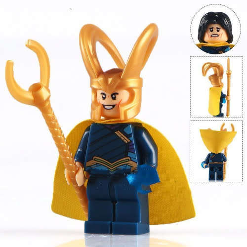 Building Blocks - Lego compatible - MiniFigure- Y3 -   Thor, Jane Foster, Loki and Hela