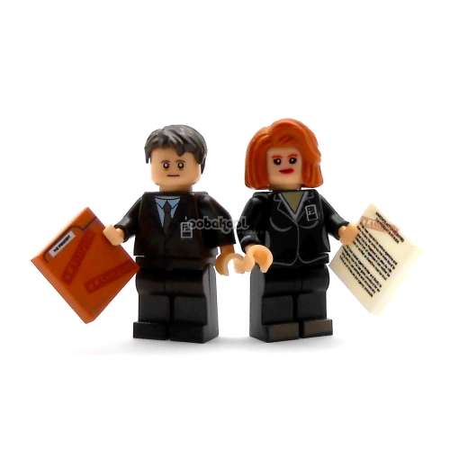 Building Blocks - Lego compatible - MiniFigure- MF275_X-Files_Agent Mulder & Agent Scully