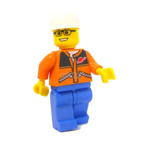 Building Blocks - Lego compatible - MiniFigure- MF0002 - City Space Station Worker
