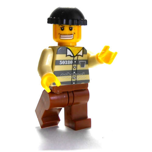 Building Blocks - Lego compatible - MiniFigure- MF0061-  City - Prisoner