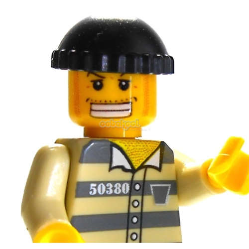 Building Blocks - Lego compatible - MiniFigure- MF0061-  City - Prisoner