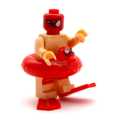 Building Blocks - Lego compatible - MiniFigure - MF133-Avengers-Superhero-Pool Party- Spiderman
