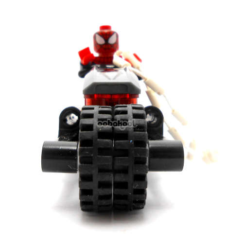 Building Blocks - Lego compatible - MiniFigure-MF0159-  Spiderman with Bike