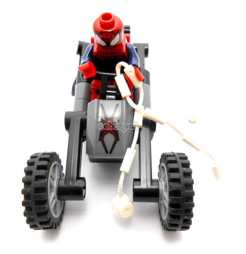 Building Blocks - Lego compatible - MiniFigure-MF0159-  Spiderman with Bike