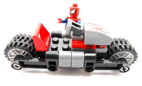 Building Blocks - Lego compatible - MiniFigure-MF0159-  Spiderman with Bike