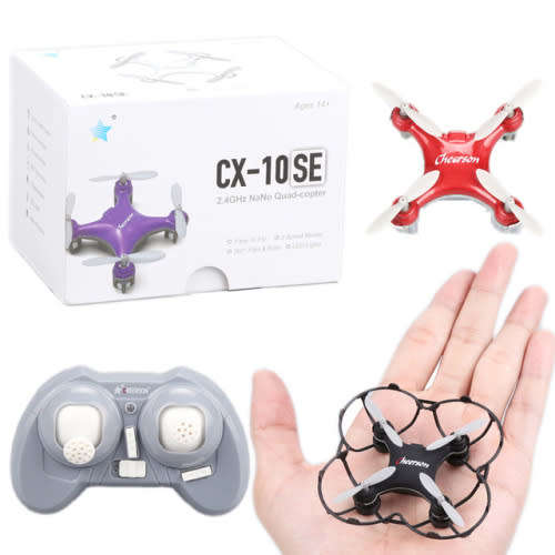 Mini Drone CHEERSON CX-10SE 2.4GHz NaNo Quad-copter (Matt White)