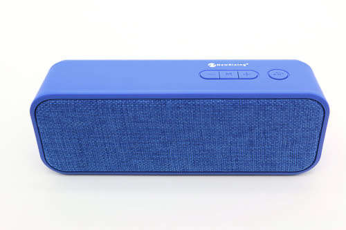 ***CLEAR*** NR-2016 Portable Fabric Bluetooth Speaker with FM Radio (BLUE)