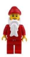 Building Blocks - Lego compatible - MiniFigure - No 17- Santa
