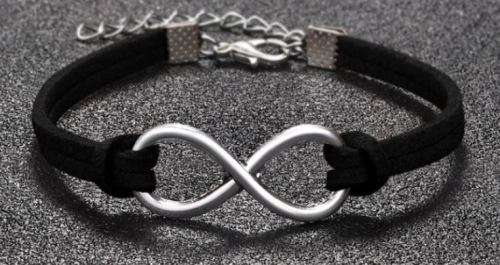 INFINITY BRACELET (BLACK)