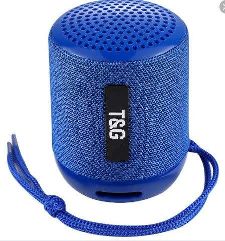 *CLEAR*TG129 Mini Portable Wireless Bluetooth Speaker Stereo Outdoors Sports Speaker Blue
