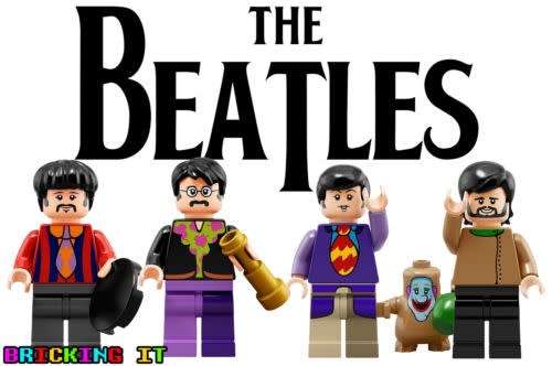 Building Blocks - Lego compatible - MiniFigure- MF342_The Beatles_Yellow Submarine