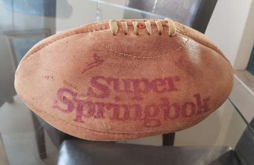 SUPER SPRINGBOK LEATHER RUGBY BALL