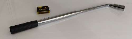 Extendable wheel spanner 17mm/19mm