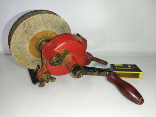 Vintage Hand Bench Grinder Metabo.