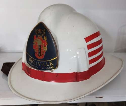 Vintage Bellville Brandweer -  Fire Brigade helmet