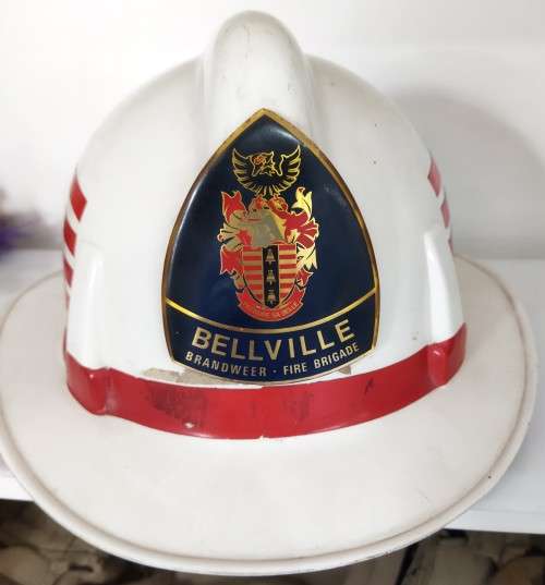 Vintage Bellville Brandweer -  Fire Brigade helmet