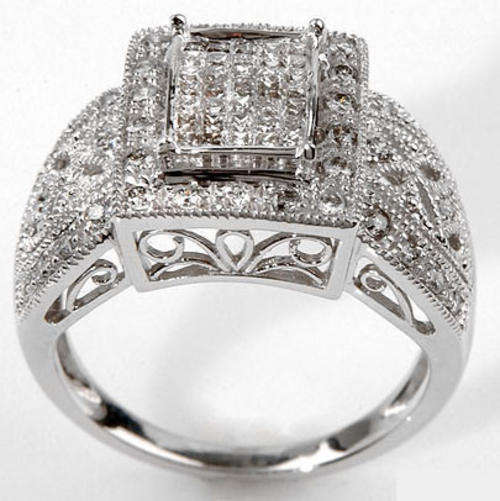 1.00Cts Tremendous Real Natural Diamond Engagement Wedding Ring