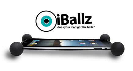 iBallz Original Shock Absorbers for iPad/iPad 2, Kindle, & Other Tablets