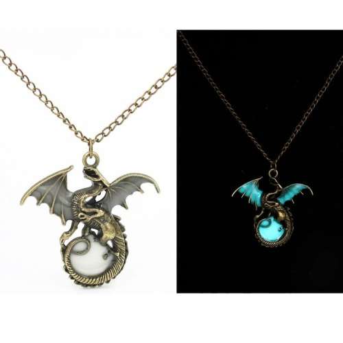 Dragon Glow in the dark necklace