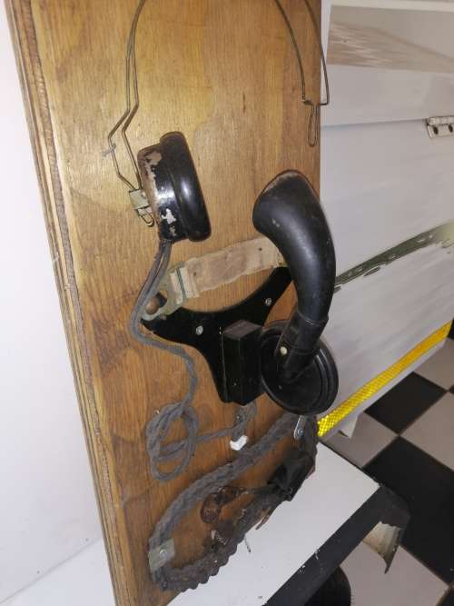 Ear and mouth piece used for telephone communication