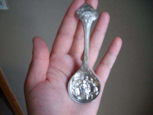 Dutch 1880  sugar spoon