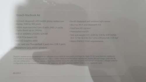 2017 i5 MacBook Air 13inch A1466