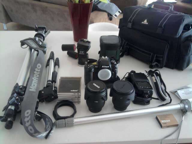 Nikon F100 Film SLR camera plus Accessories