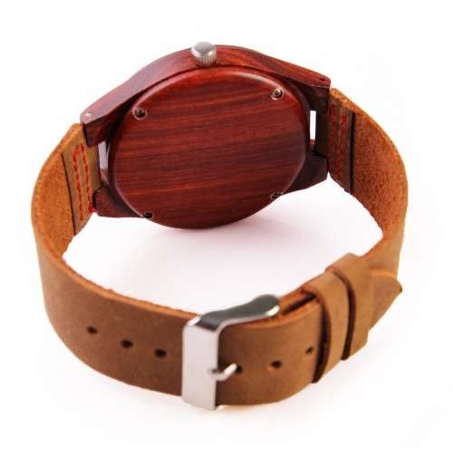Wooden/Bamboo watch with genuine leather band  **Local stock**