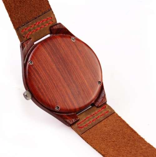 Wooden/Bamboo watch with genuine leather band  **Local stock**