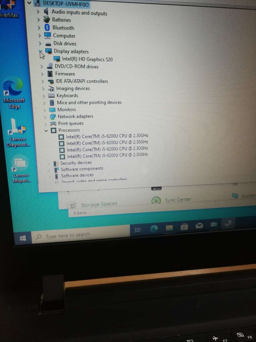 i5 6th Gen Lenovo ideapad 110, 8gb ram ddr4, 500gb hdd, windows 10 pro