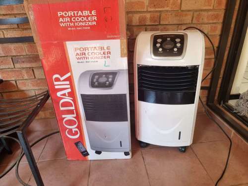 Summer is Back Goldair Portable Air Cooler, Cooling, Anion , Refrigerant, Nature, Swing, Power Input