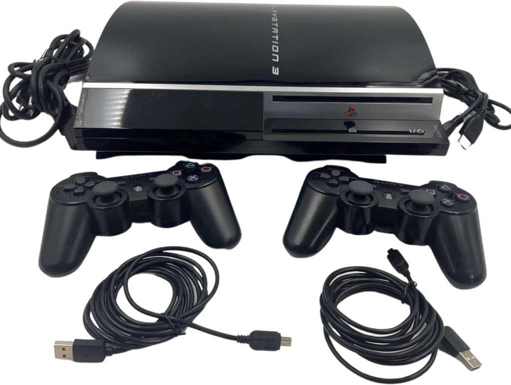 Kids Entertainment Playstation3, 80GB, 2 Original PS3 Joypads, Rechargeable, HDMI, Cables, Working