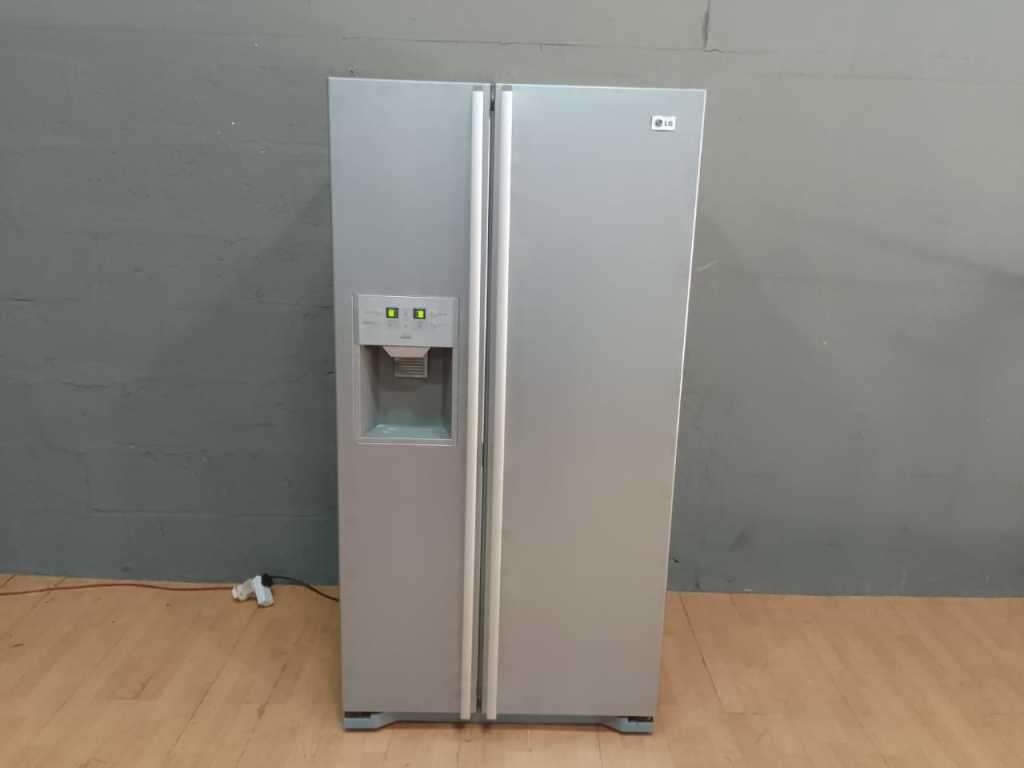 LG Silver Double Door Fridge, Water Dispenser, Taller Ice, Moist Balance Crisper, Bioshield, Multi