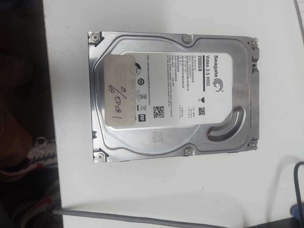 One Lot, 2 X Seagate 2TB Hard Drives, Video Recording, 100 % Health, 100 Performance, 100% Working