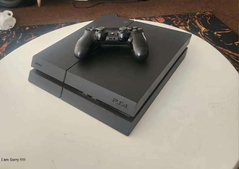 PlayStation 4 Unlimited Edition, 3 PS4 New Controllers, 1TB HDD, WIFI, HDMI, Adapter 100% Working